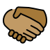 1FAF1 1F3FD 200D 1FAF2 1F3FE Smiley – OpenMoji