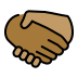 1FAF1 1F3FE 200D 1FAF2 1F3FD Smiley – OpenMoji