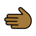1FAF2 1F3FE Smiley – OpenMoji