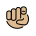 1FAF5 1F3FC Smiley – OpenMoji