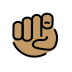 1FAF5 1F3FD Smiley – OpenMoji