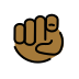 1FAF5 1F3FE Smiley – OpenMoji
