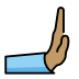 1FAF8 1F3FD Smiley – OpenMoji