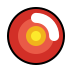 25C9 FE0F 200D 1F534 Smiley – OpenMoji