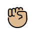 270A 1F3FC Smiley – OpenMoji