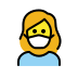 E0AC 200D 2640 FE0F Smiley – OpenMoji