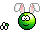 Smiley Emoticons Eier Bemalen Gelb Hase Weiss Smiley – Ostern