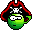 Smiley Emoticons Pirate Irre Smiley – Pirat