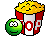 Smiley Emoticons Popcorn Essen Smiley – Popcorn