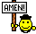 Amen Smiley – Schilder