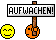 Aufwachen Smiley – Schilder