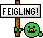 Feigling Smiley – Schilder