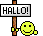 Hallo Smiley – Schilder