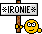 Ironie Smiley – Schilder