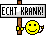 Krank Smiley – Schilder