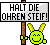 Ohrensteif Smiley – Schilder