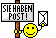 Siehabenpost Smiley – Schilder