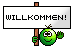 Smiley Emoticons Charly Willkommen Smiley – Schilder