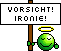 Smiley Emoticons Ironie2 Smiley – Schilder
