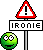 Smiley Emoticons Ironie3 Smiley – Schilder