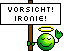 Smiley Emoticons Ironie4 Smiley – Schilder