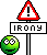 Smiley Emoticons Irony3 Smiley – Schilder