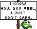 Smiley Emoticons Justdontcare Smiley – Schilder