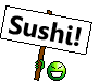 Smiley Emoticons Sushi Smiley – Schilder