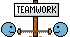 Teamwork Smiley – Schilder