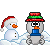 18schneemannwinter0019 Smiley – Schneemann