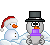 18schneemannwinter0020 Smiley – Schneemann