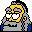 Mysmilies 172 Smiley – Simpsons