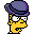 Mysmilies 67 Smiley – Simpsons