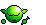Smiley Emoticons Star Wars Yoda1 Blau Smiley – Starwars