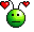 Smiley Emoticons Valentinstag Down Smiley – Valentinstag