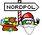 Smiley Emoticons Weihnachtsmann Nordpol Smiley – Weihnachten