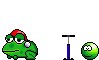 Smiley Emoticons Xmas4 Frosch01 Smiley – Weihnachten