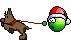 Smiley Emoticons Xmas4 Hundeleine04 Smiley – Weihnachten