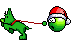 Smiley Emoticons Xmas4 Hundeleine06 Smiley – Weihnachten
