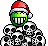 Smiley Emoticons Xmas4 Skullhaufen Smiley – Weihnachten